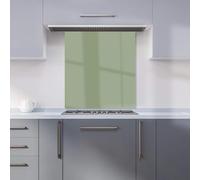 Warren Reed - Designer Premium Sage Green Kitchen Splashback 6mm Toughened Glass Kitchen Splashback - Heat Resistant Splashback for Kitchens, Perfect for Cookers and Hobs, Polished Edges