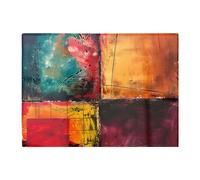 Warren Reed - Designer Quadrant Fusion: Colours In Conflict Chopping Board Warren Reed - Designer Multicolor