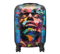 Santa Skull In Glasses Splashart Cushions Warren Reed - Designer Multi 33cm x 48cm