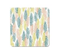 Warren Reed - Designer Scandinavian Style Foliage Coasters - Set of 4 in Green Warren Reed - Designer Green