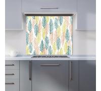 Warren Reed - Designer Scandinavian Style Foliage Kitchen Splashback W600Mm X H650Mm, Multi