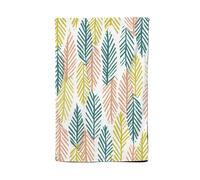 Warren Reed - Designer Scandinavian Style Foliage Tea Towel in Green Warren Reed - Designer Green