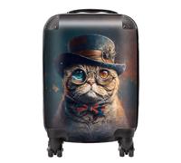 Warren Reed - Designer Scottish Fold Cat Splashart Suitcase Small, Multi