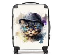 Warren Reed - Designer Selkirk Rex Cat Splashart Suitcase Large, Multi