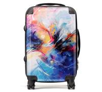 Warren Reed - Designer Serene Explosion Calm Amidst Colours Suitcase Cabin, Multi