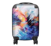 Warren Reed - Designer Serene Explosion: Calm Amidst Colours Suitcase - Lightweight Hard Case, TSA Lock, 4 Spinner Wheels