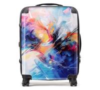 Warren Reed - Designer Serene Explosion: Calm Amidst Colours Suitcase - Lightweight Hard Case, TSA Lock, 4 Spinner Wheels
