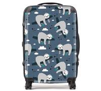 Warren Reed - Designer Sleeping Sloth Pattern Suitcase Medium, Multi