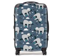 Warren Reed - Designer Sleeping Sloth Pattern Suitcase Medium, Multi