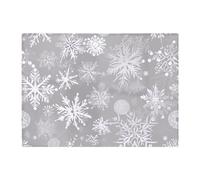 Warren Reed - Designer Slowflakes And Ice Chopping Board, Silver