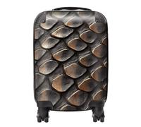 Warren Reed - Designer Snakeskin Pattern Print Suitcase Small, Multi