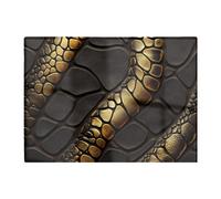 Snakeskin Print Effect Chopping Board Warren Reed - Designer Brown One Size