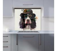 Springer Spaniel Dog Kitchen Splashback Warren Reed - Designer Multi 700mm x 650mm