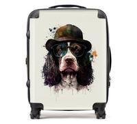 Springer Spaniel Dog Splashart Suitcase Warren Reed - Designer Multi Large