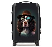 Warren Reed - Designer Springer Spaniel Dog Splashart Suitcase Medium, Multi