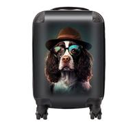 Springer Spaniel Dog Splashart Suitcase Warren Reed - Designer Multi Mini Cabin