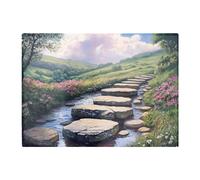 Warren Reed - Designer Stepping Stones Chopping Board Warren Reed - Designer Multicolor
