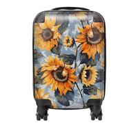 Warren Reed - Designer Sunflowers On A Sunny Day Suitcase - Lightweight Hard Case, TSA Lock, 4 Spinner Wheels