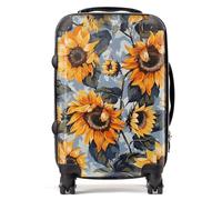 Warren Reed - Designer Sunflowers On A Sunny Day Suitcase - Lightweight Hard Case, TSA Lock, 4 Spinner Wheels