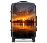 Warren Reed Designer Sunrise In The City Suitcase - Medium