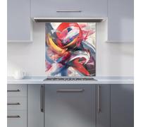 Warren Reed Designer Swirling Symphony Of Colours Kitchen Splashback