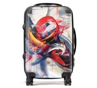 Warren Reed Designer Swirling Symphony Of Colours Suitcase - Cabin