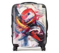 Warren Reed Designer Swirling Symphony Of Colours Suitcase - Large