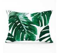 Warren Reed - Designer Tropical Jungle Leaf Pattern Cushions in Green | Size: 60 cm x 60 cm Warren Reed - Designer Green 60 cm x 60 cm