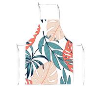 Warren Reed - Designer Tropical Leaf Pattern Junior Apron in Green Warren Reed - Designer Green