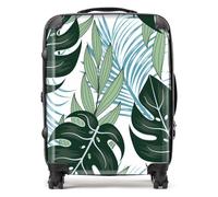 Warren Reed - Designer Tropical Pattern With Bright Plants And Flowers Suitcase Large, Multi
