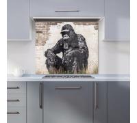 Warren Reed Designer Urban Gorilla: Banksy-Inspired Street Art Kitchen Splashback