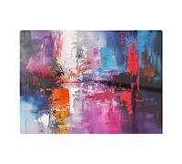 Warren Reed - Designer Vibrant Metropolis: A Palette Of Emotions Chopping Board Warren Reed - Designer Multicolor