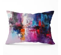 Warren Reed - Designer Vibrant Metropolis: A Palette Of Emotions Cushions | Size: 60 cm x 60 cm Warren Reed - Designer Multicolor 60 cm x 60 cm