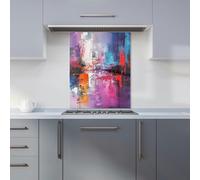 Warren Reed - Designer Vibrant Metropolis: A Palette Of Emotions Kitchen Splashback - W600mm x H750mm