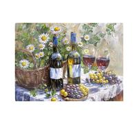 Warren Reed - Designer Vineyard Feast: Impressionist'S Still Life Chopping Board Warren Reed - Designer Multicolor