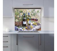 Warren Reed Designer Vineyard Feast: Impressionist's Still Life Kitchen Splashback