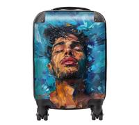 Warren Reed - Designer Vivid Serenity Suitcase - Lightweight Hard Case, TSA Lock, 4 Spinner Wheels