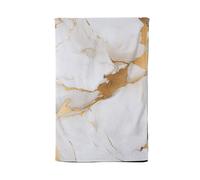 Warren Reed - Designer White Marble With Gold Tea Towel Warren Reed - Designer White