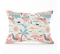 Warren Reed - Designer Wild Savannah Park Cushions in Pink | Size: 60 cm x 60 cm Warren Reed - Designer Pink 60 cm x 60 cm
