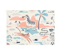 Warren Reed Designer Wild Savannah Park Glass Chopping Board