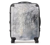 Warren Reed Designer Wintery Tree Design Suitcase - Large