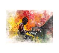 Warren Reed - Designer Young Virtuoso In Watercolor Symphony Chopping Board Warren Reed - Designer Multicolor