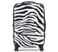 Warren Reed - Designer Zebra Texture Pattern Suitcase Medium, Multi