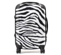 Warren Reed - Designer Zebra Texture Pattern Suitcase Cabin, Multi