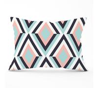 Warren Reed - Designer Zig Zag Abstract Pattern Cushions in Blue | Size: 45 cm x 45 cm Warren Reed - Designer Blue 45 cm x 45 cm