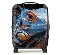Warren Reed Finn Wilder: Blue Lizard Suitcase - Large