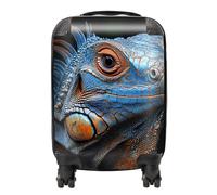 Warren Reed Finn Wilder: Blue Lizard Suitcase - Small