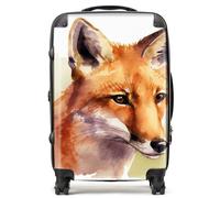 Warren Reed Fox Watercolour Suitcase - Medium