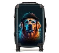 Warren Reed Golden Retriever Dog Splashart Suitcase - Cabin