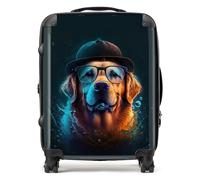 Warren Reed Golden Retriever Dog Splashart Suitcase - Large